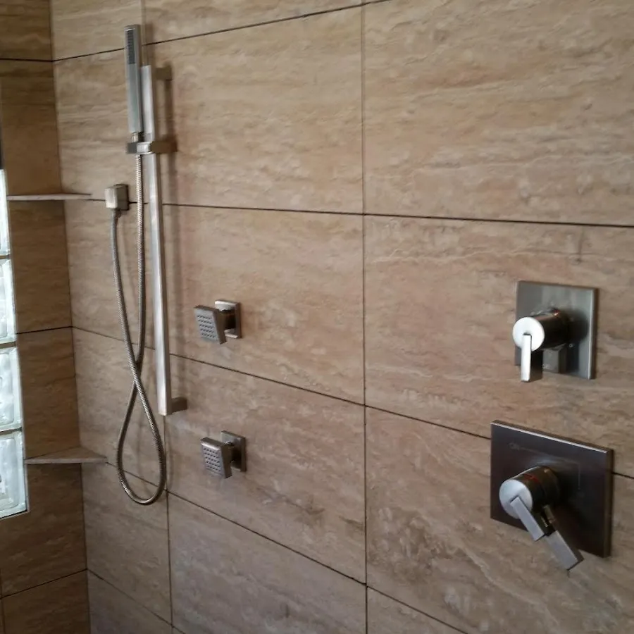 Shower fixture installation for Water Heater Replacement in Merrillville